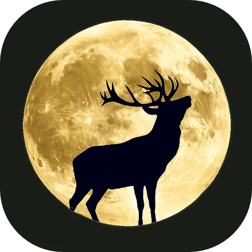 solunar calendar whitetail icon